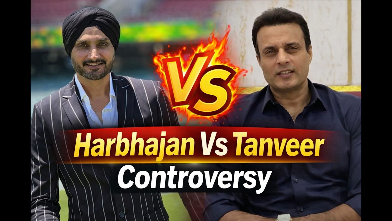 Harbhajan vs Tanveer controversey