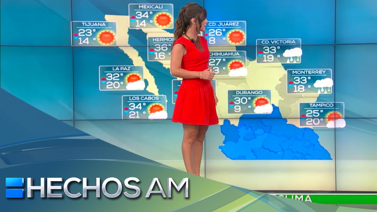 Pronóstico del tiempo con Vaitiare Mateos | Miércoles 6 de abril 2016