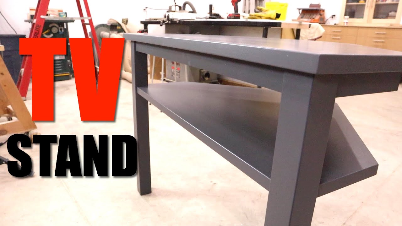How To Build A Corner TV Stand