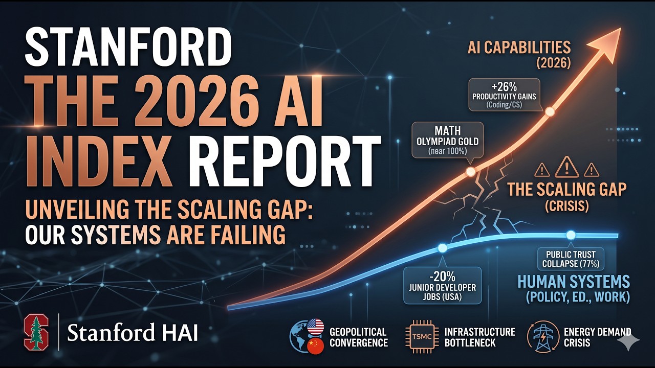 Отчёт Stanford AI Index за 2026 год: почему мир не поспевает за развитием ИИ