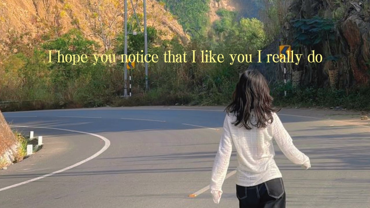 Daniel - i hope you notice that i like you (official lyric video)