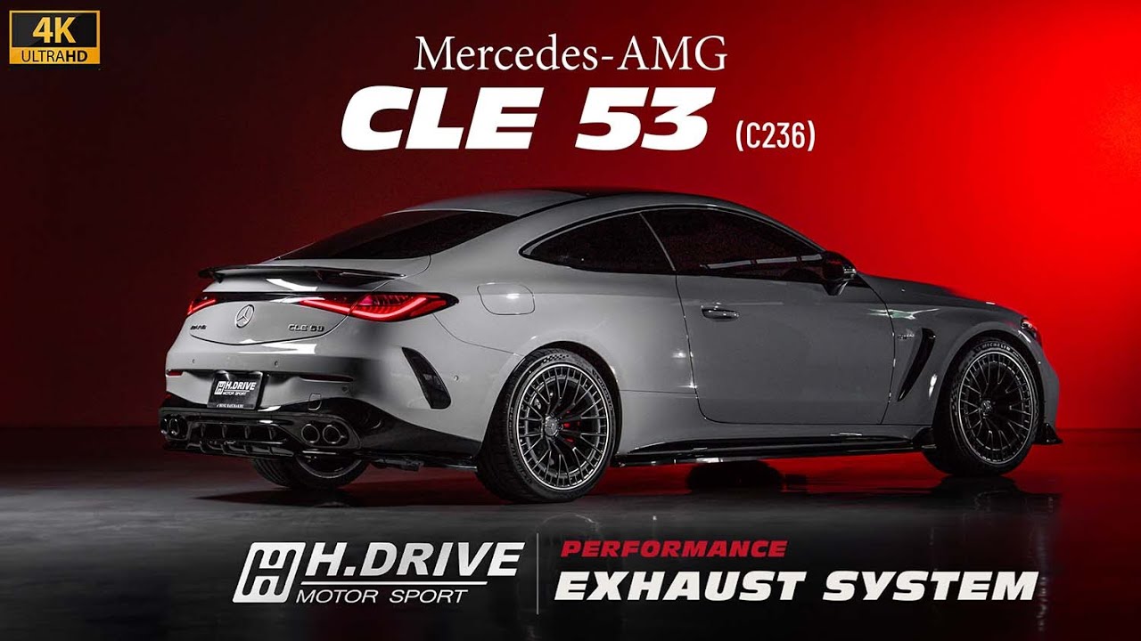 Mercedes-AMG CLE 53 with H.Drive Titanium Exhaust System