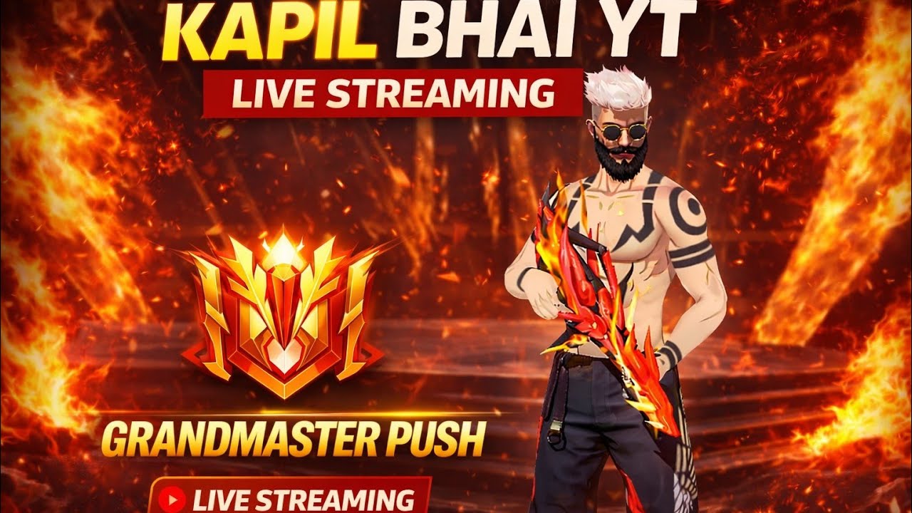BR Rank Push live streaming! Grandmaster push #ajjubhai #tondegamer #freefire