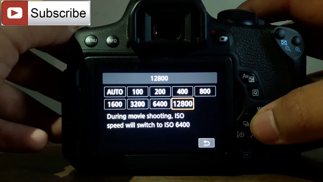 how to expand canon eos cemera's iso 12800 to 25600