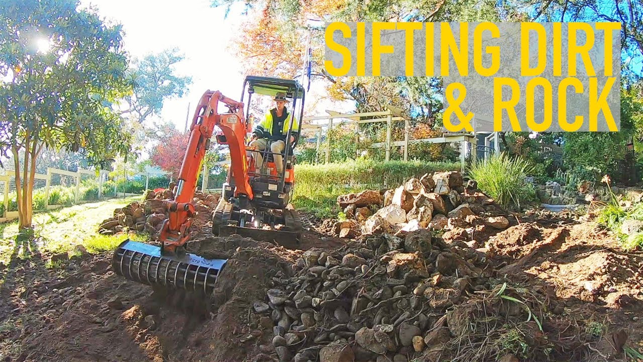 Sieve Bucket on Kubota U17 | RDH Excavations