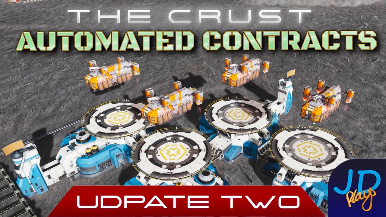 Automated Contracts 🌕 The Crust Update 2 🚀 Ep14 👨‍🚀 Lets Play, Tutorial, Walkthrough
