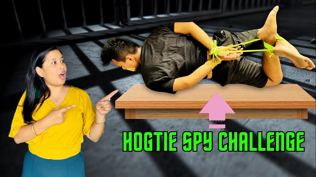 Hogtie challenge | Ninja Tape Escape Challenge | Duct Tape Escape Prank Challenge @NepBongvlogs
