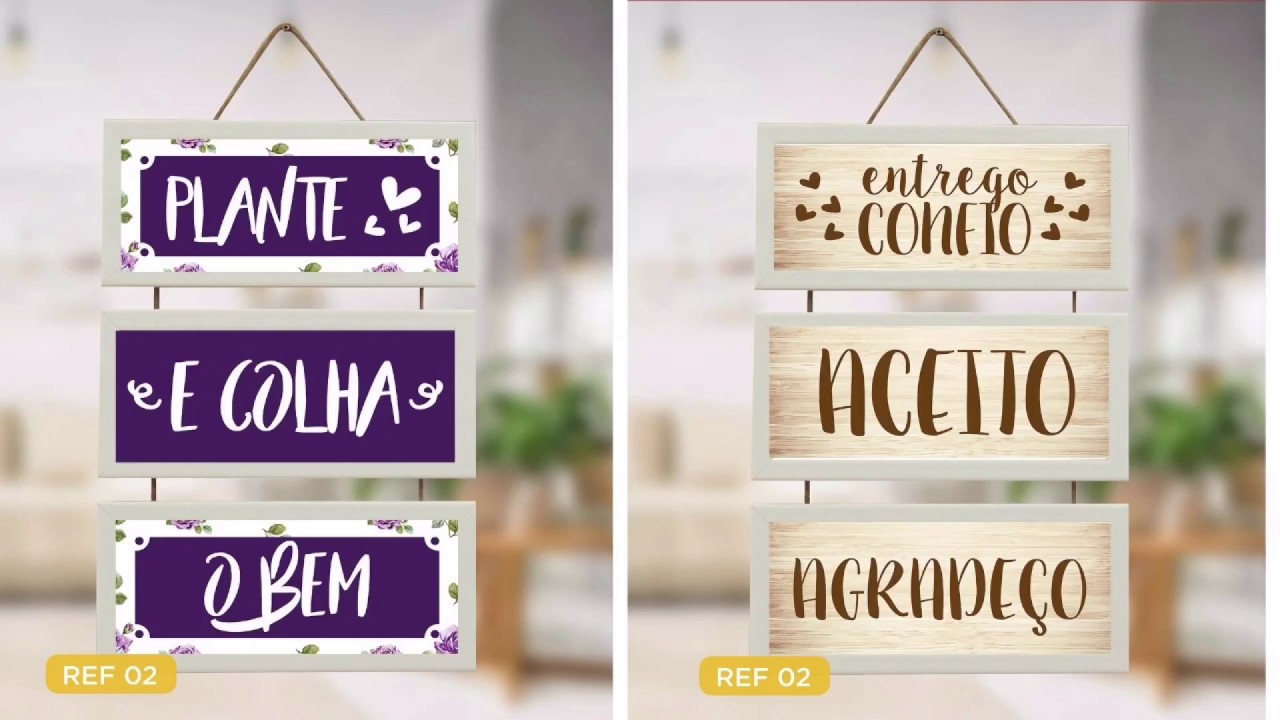 Aprenda a criar um trio decorativo de quadrinhos usando corda de sisal