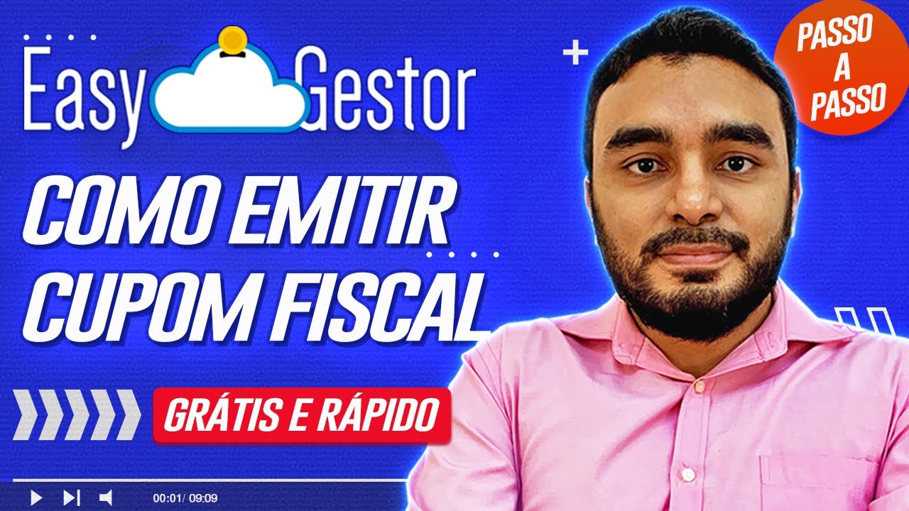 Como Emitir Cupom Fiscal no Emissor Gratuito do Easygestor | F&aacute;cil e R&aacute;pido