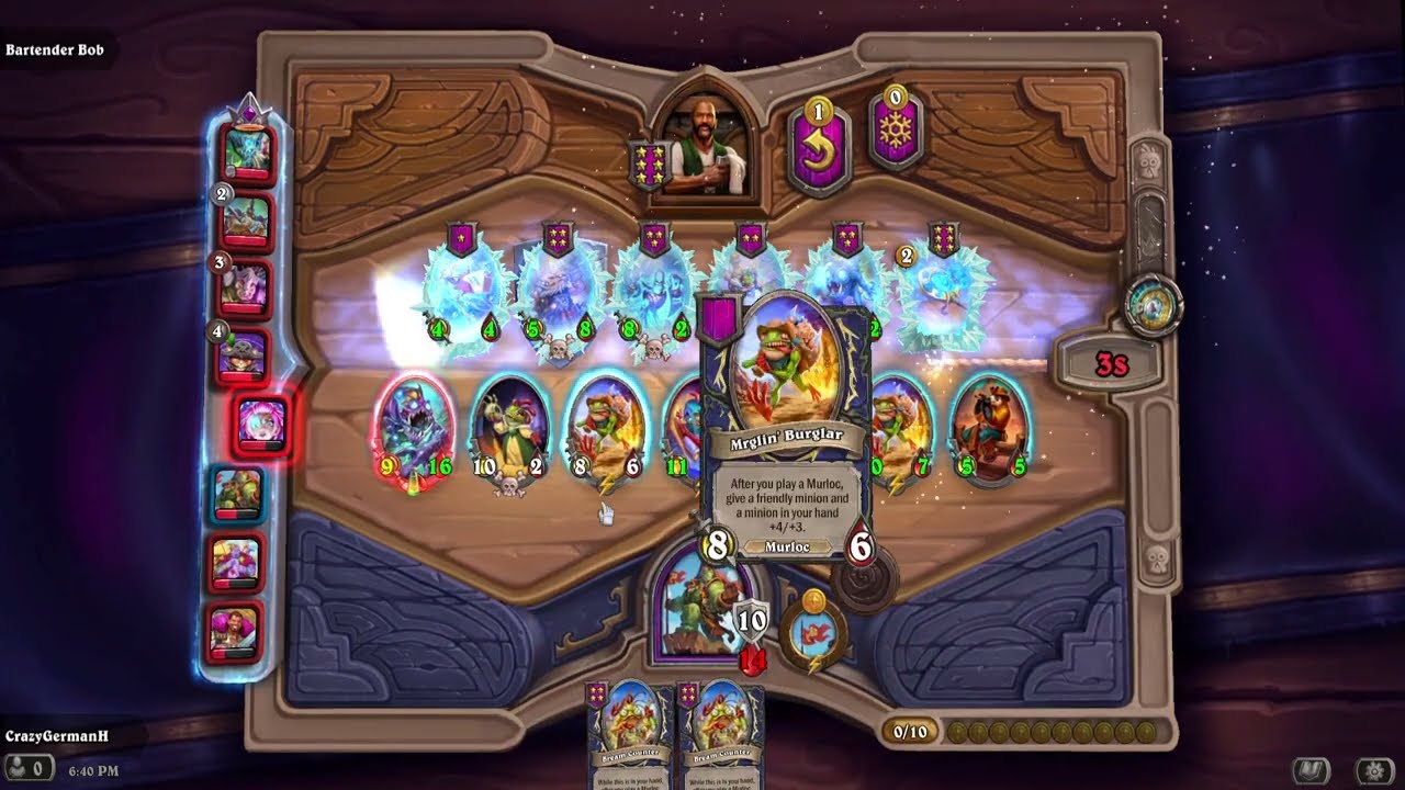 Hearthstone Battlegrounds Android Gameplay #254 - There's A New Much Cooler Pew Pew Build!