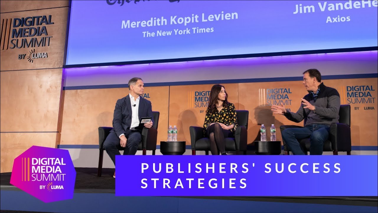 Publishers&rsquo; Success Strategies: A Fireside Chat with Meredith Kopit Levien and Jim VandeHei