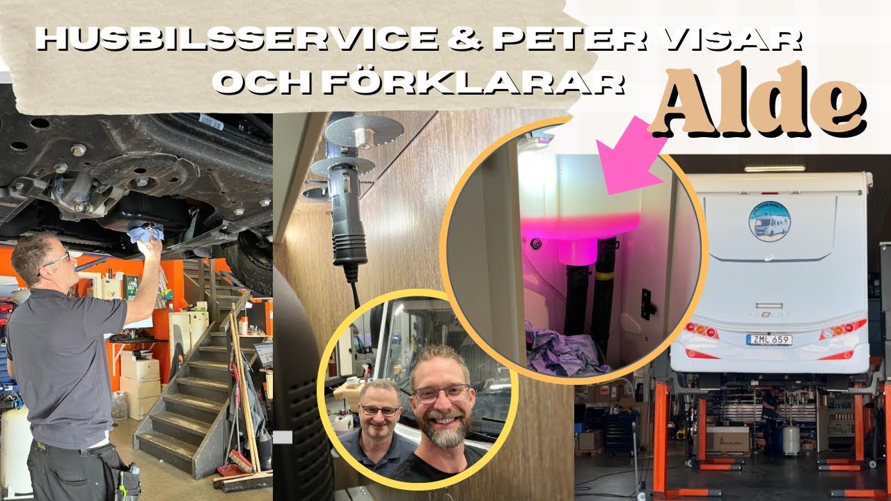 Husbils service byte Alde glykol bla