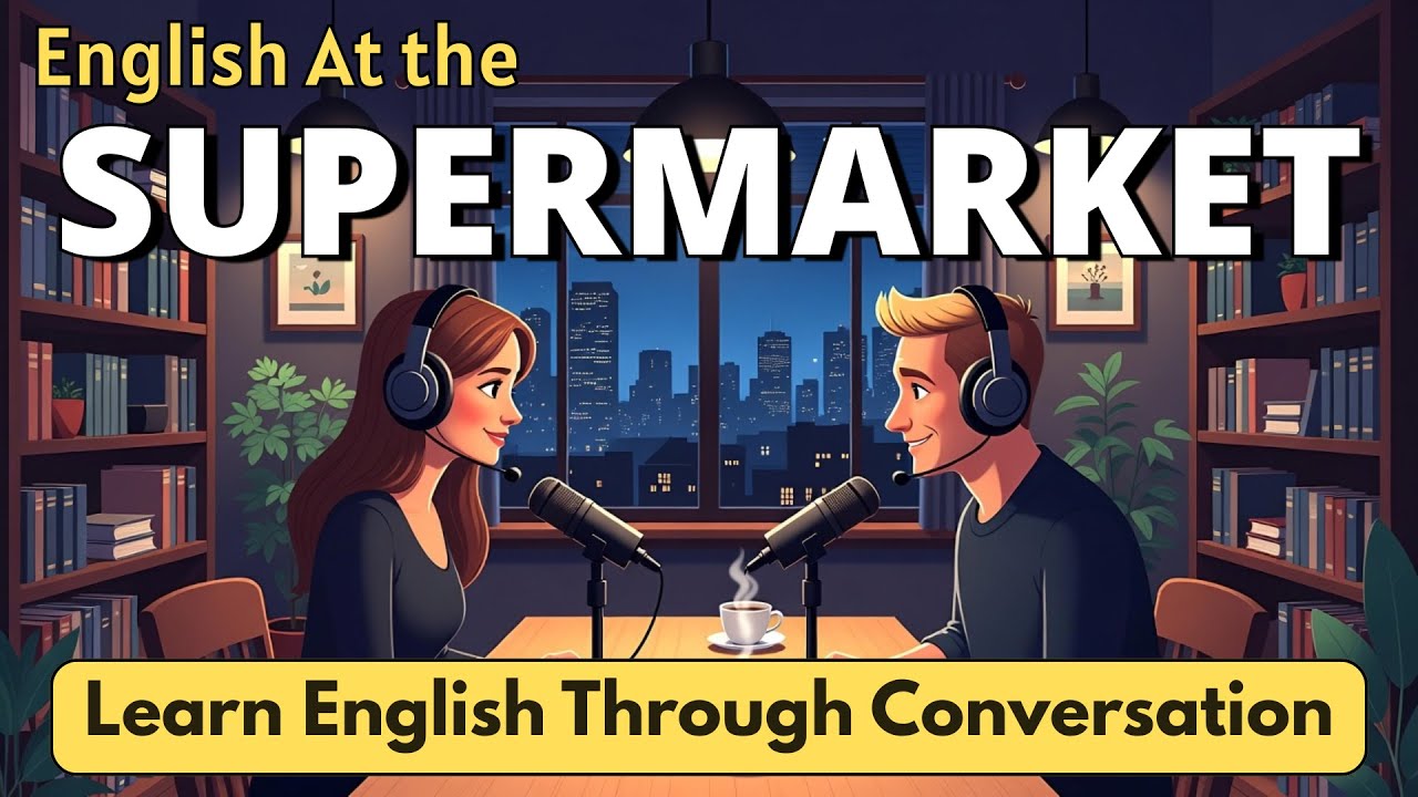 Learn English While Grocery Shopping | Daily English Conversation Practice #english #esl