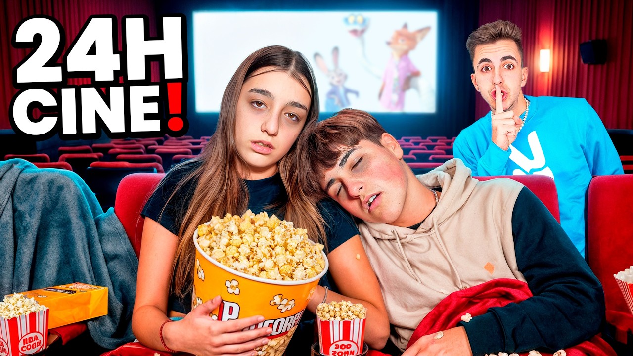 24 HORAS en un CINE! *competici&oacute;n muy &eacute;pica!*