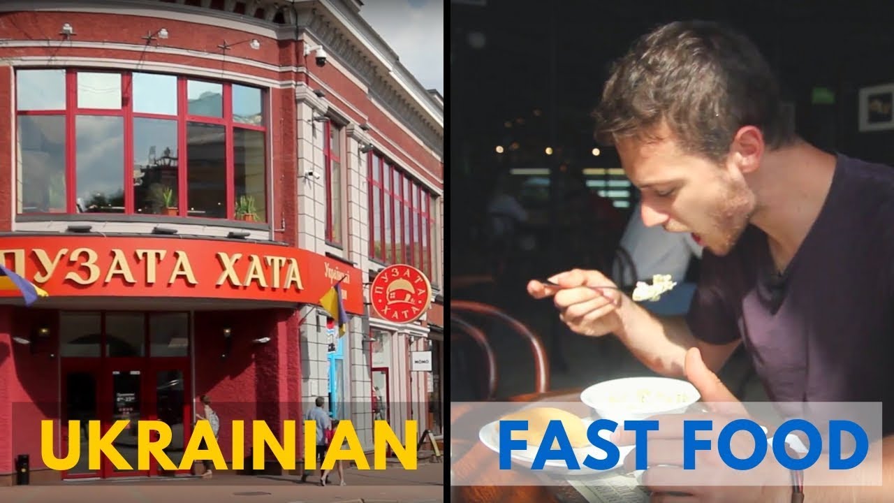 Ukrainian Fast Food: American eating at Puzata Hata