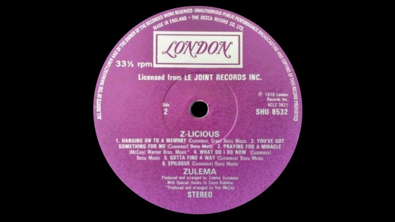 Zulema - What Do I Do Now