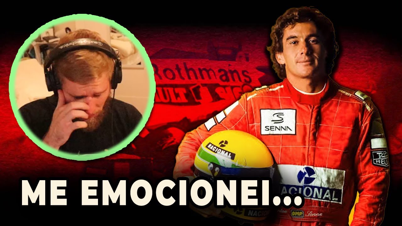 GRINGO AMERICANO SE EMOCIONA COM DOCUMENTÁRIO SOBRE AYRTON SENNA - REACT
