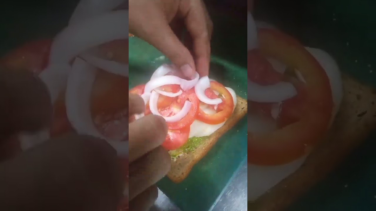 how to make easy veg cheese grill sandwich  at home #sandwich #deliciousfood #shorts #youtubeshorts