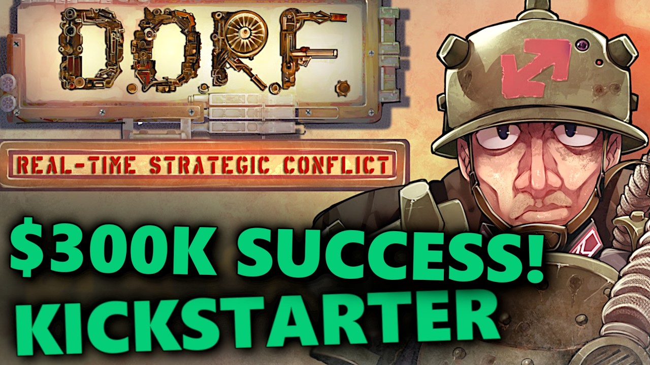 D.O.R.F. Kickstarter is almost funded! Base Building RTS with a Classic & Retro gameplay in 2026