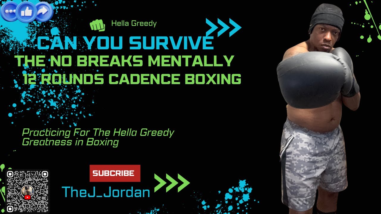 POV: Can You Survive The No Breaks Mentally: 12 Rounds Cadence Boxing( 3on, 1 Rest) With TheJ_Jordan