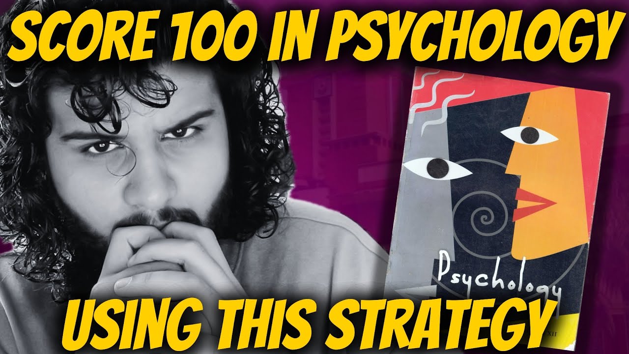 How YOU Can Score 100 in PSYCHOLOGY | Class 12 2026 CBSE Board Exam | Strategy & Tips from Topper