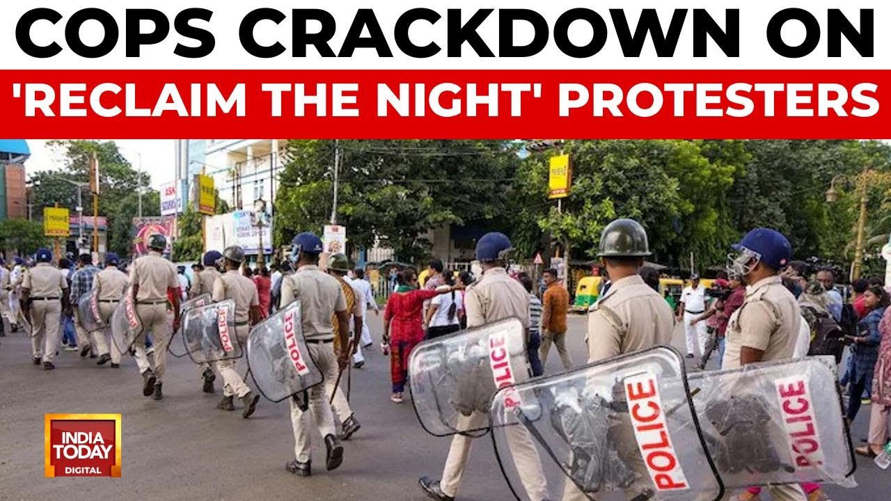 Police Arrest 13 In Kolkata's Reclaim The Night Protest | Violence during  Rape-murder protest
