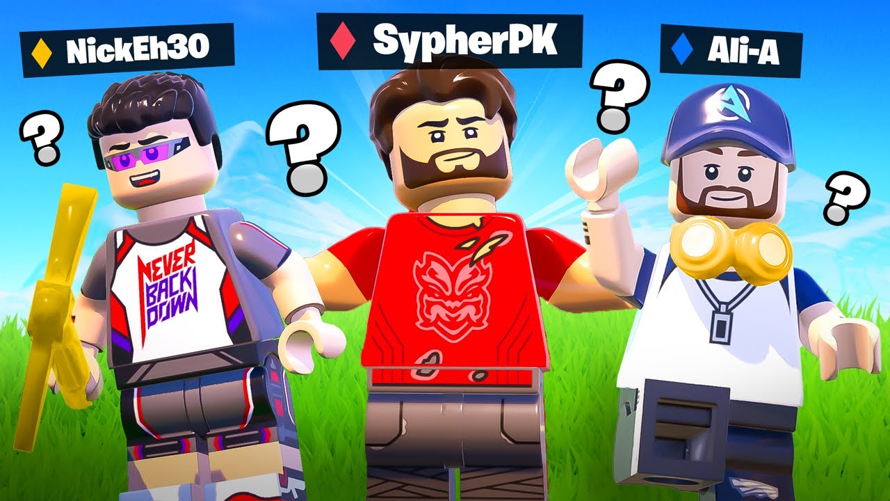 Are These *FAMOUS* YouTubers Good at LEGO Fortnite?