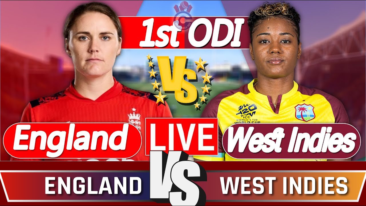 england vs west indies live | live cricket match today | ENGW vs WIW 1st ODI Score Bangla Commentary