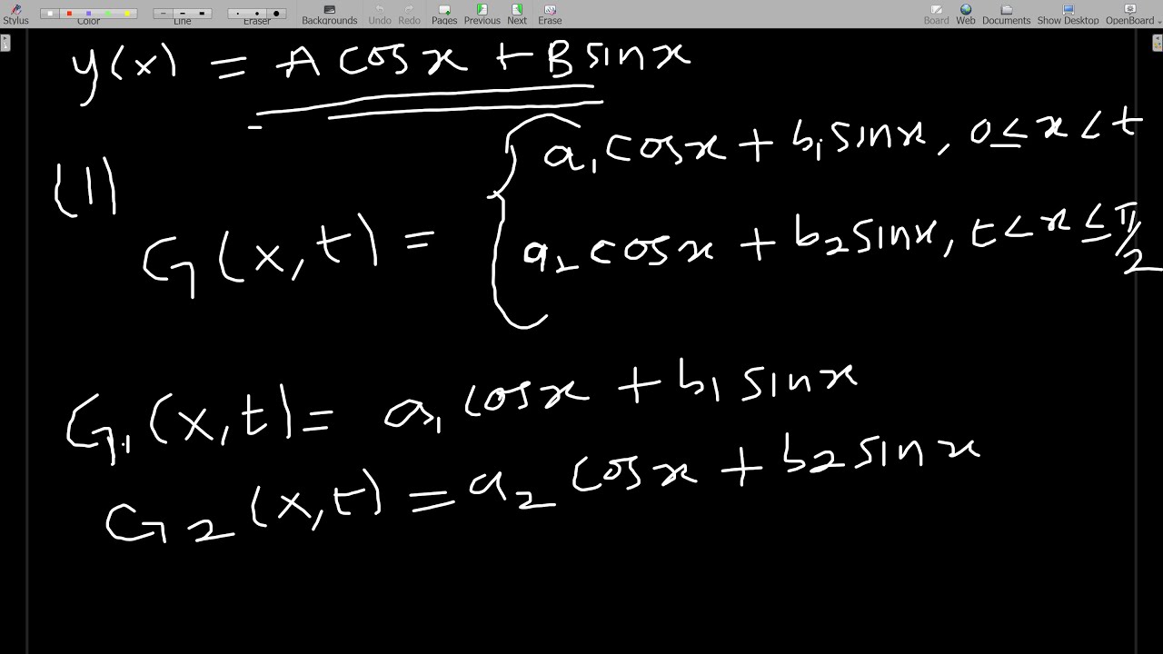 Constructing a Green's Function from a Boundary Value Problem