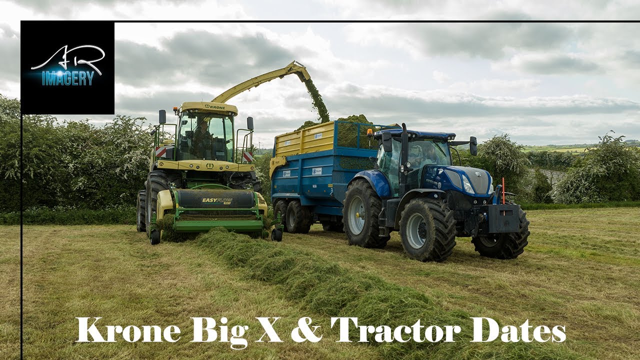 Just Milked First Cut Silage with the Krone Big X 630