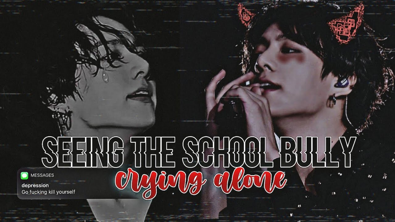[Jungkook FF] Seeing the school bully crying alone | ONESHOT ☕