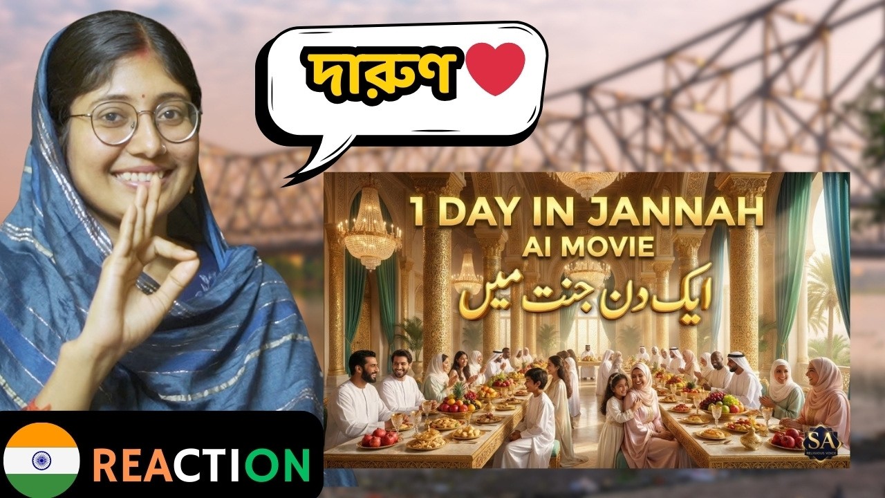 Indian Reaction | জান্নাতের প্রথম দিন কেমন হবে ! 😍 দেখে অবাক হয়ে গেলাম