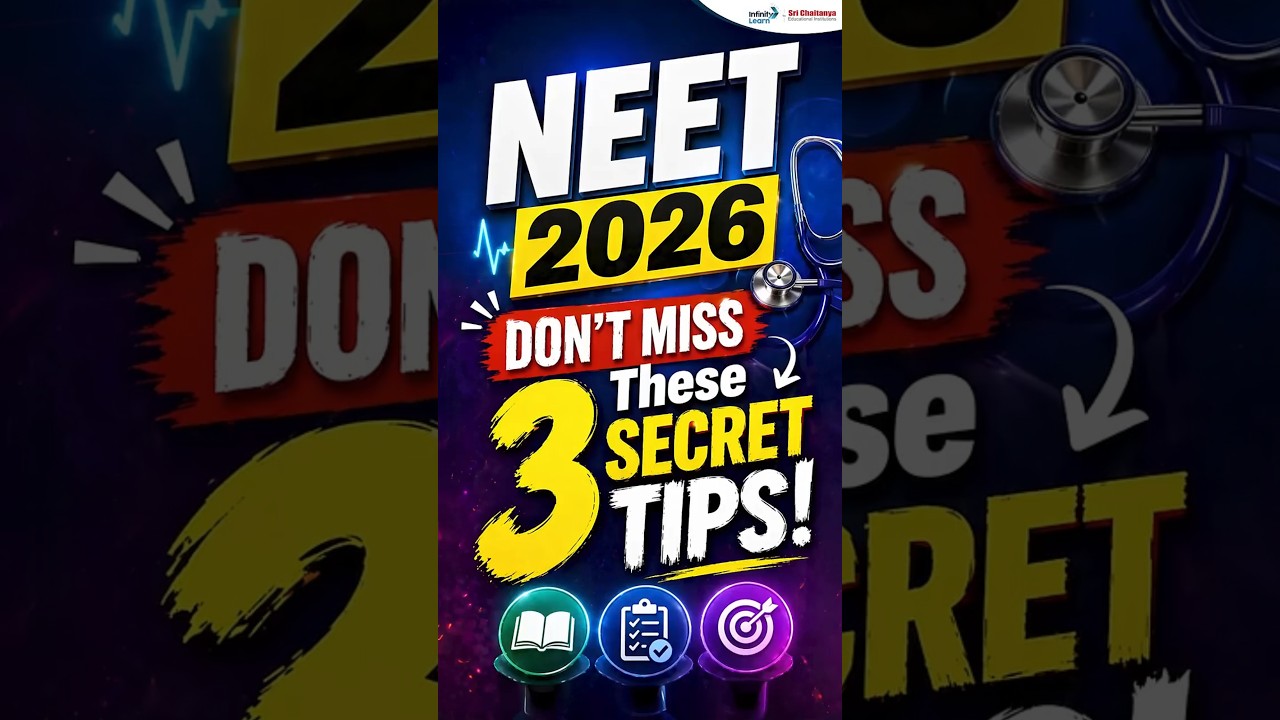 3 Secret Tips for ReNEET 2026 🙏 Don't Miss These! 🚀🔥 | NEET Strategy 2026 #reneet2026