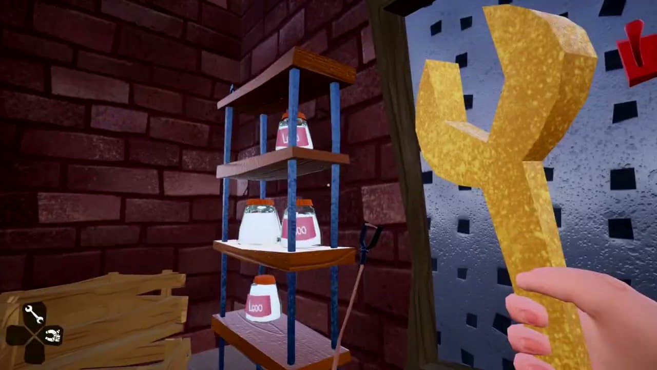 hello neighbor act 1 with basement hack