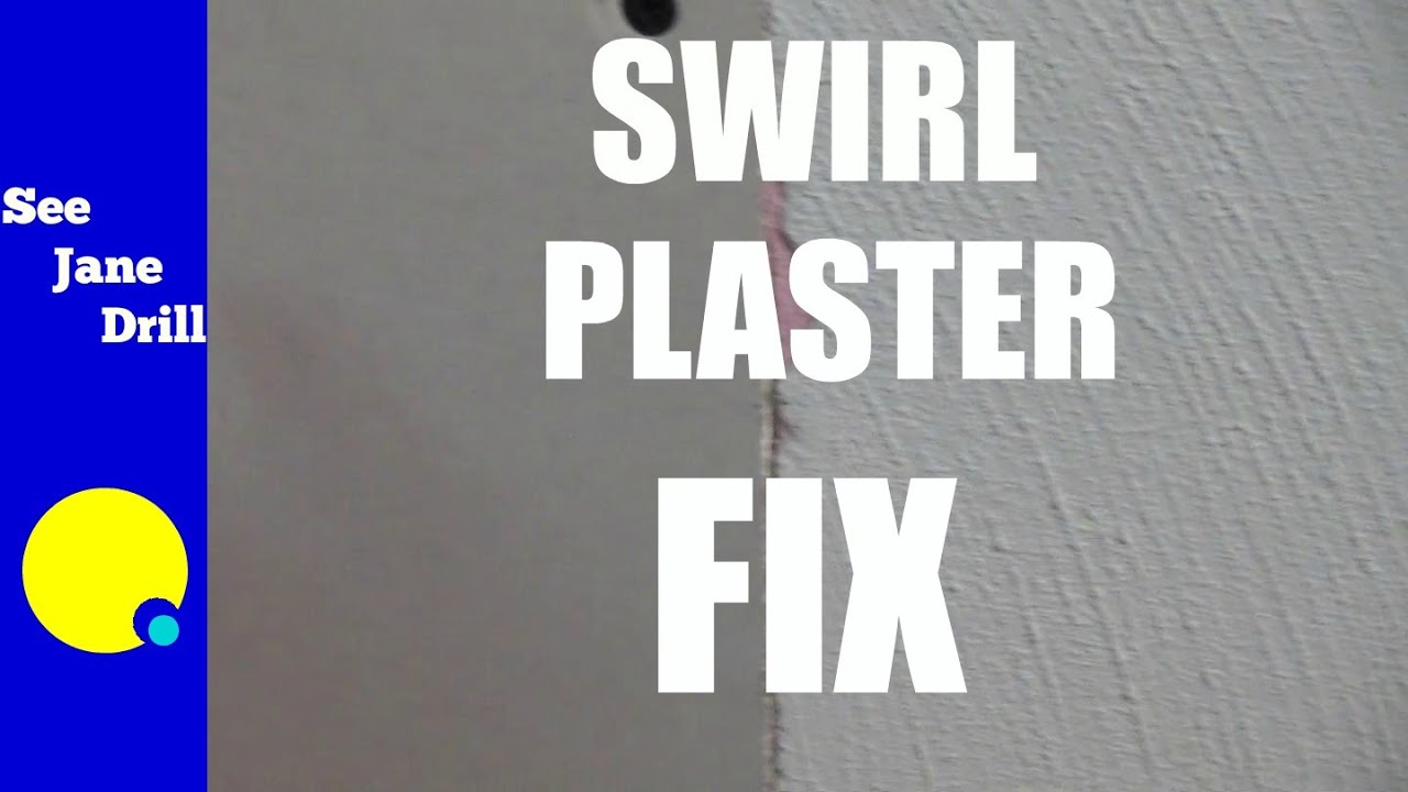 How to Repair a Plaster Wall with a Swirl Sand Finish