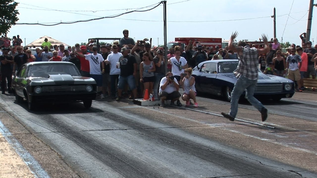BIG TIRE Outlaw Track DRAG RACING - JJdaBoss Arm Drop