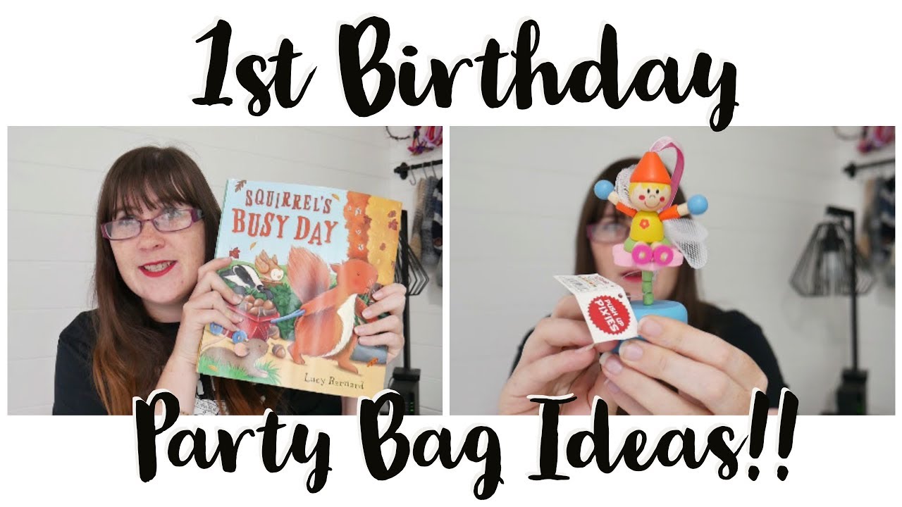 What's in Elian's Party Bags - 1st Birthday Party Bag Ideas
