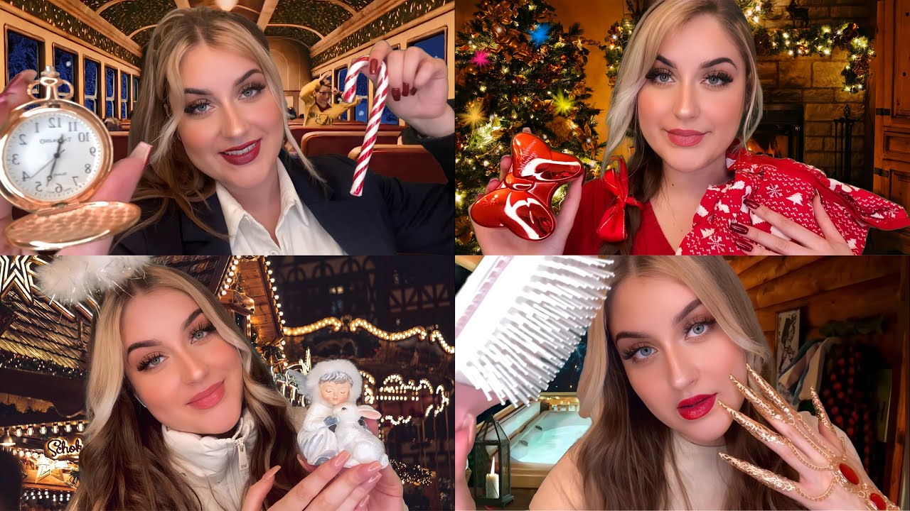 ASMR Deutsch XXL Winterzauber 🎅🏻 Spa, Hotel, Polar Express, Weihnachtsmarkt & Hit Sauna Roleplay