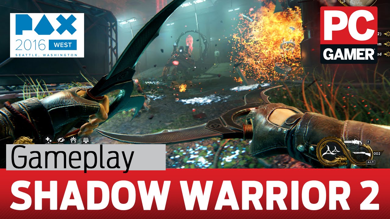 Shadow Warrior 2 - 20 minutes of procedural demon dismemberment