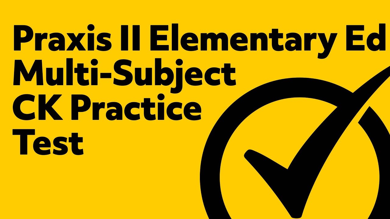 Free Praxis II Elementary Education (5001) Multi-subject Math Practice Test