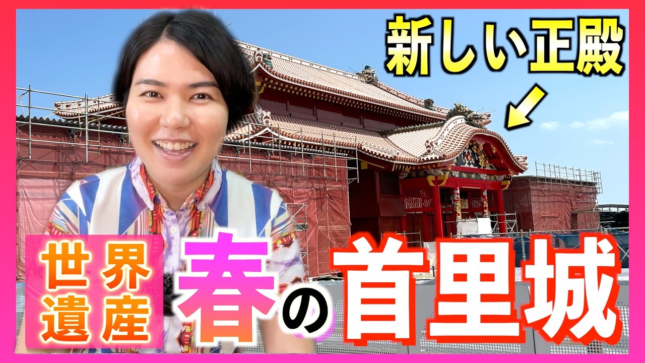 【2026年4月の首里城】ここまで変わった！正殿が見やすい見学デッキと復元の様子を紹介します！