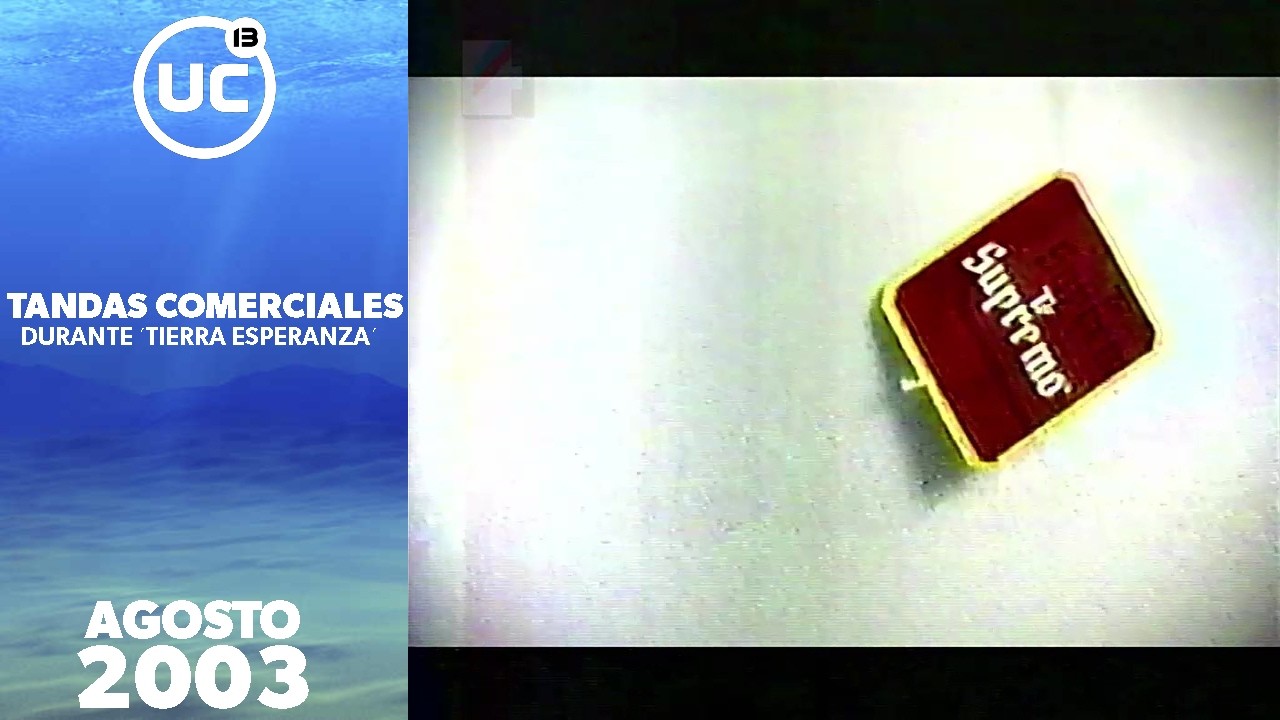 Tandas Comerciales Canal 13 Chile (Agosto 2003)