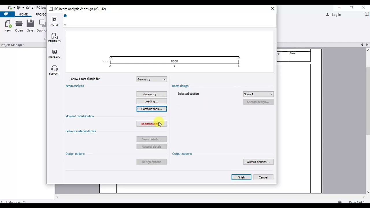 BEAM ANALYSIS AND DESIGN IN TEKLA