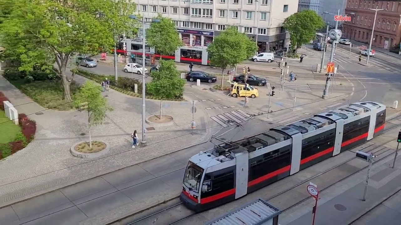 Wien: Nordwestbahnstraße. Tram nr. 12, route 5