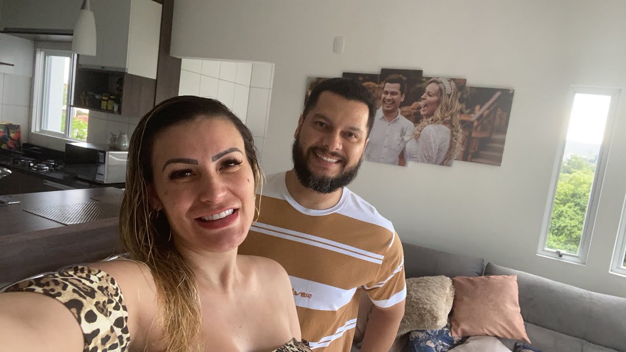 Tour pelo apartamento do meu marido Thiago Lopes! Por Andressa Urach