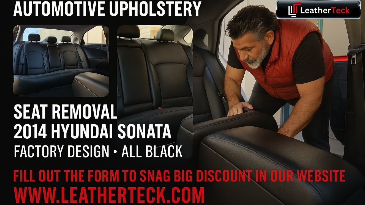 How to Remove Seats in a 2014 Hyundai Sonata | DIY Leather Seat Upgrade | 2011–2015