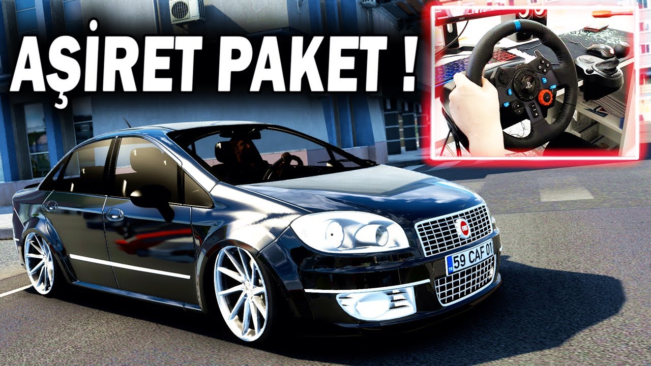 ÇİNDEN GELEN FİAT LİNEA !!! AŞİRET PAKET LİNEA !!! ETS 2 MOD 1.44 [ Logitech G29 ]