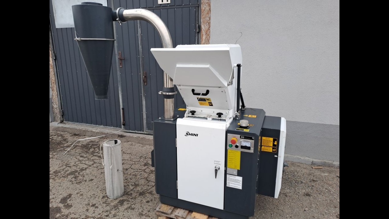 Granulator SHINI 7,5 kW test
