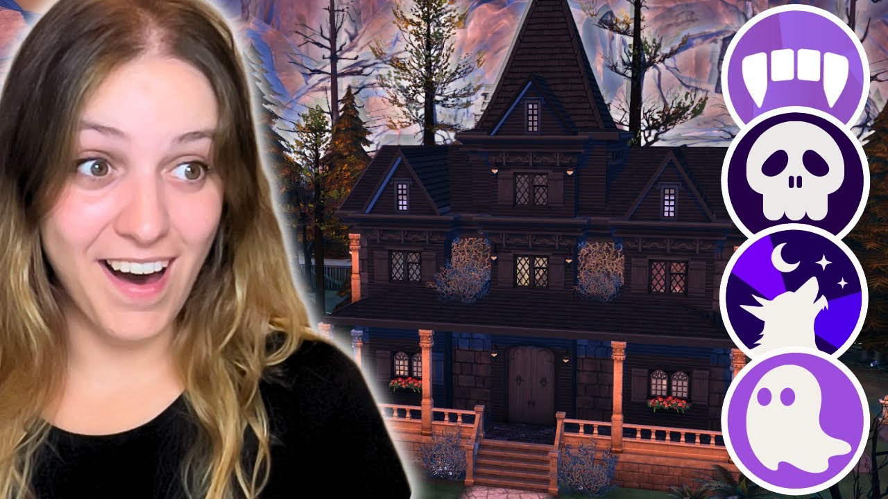 LOS SIMS 4 PERO cada habitaci&oacute;n es un MONSTRUO | Especial Halloween 🎃👻