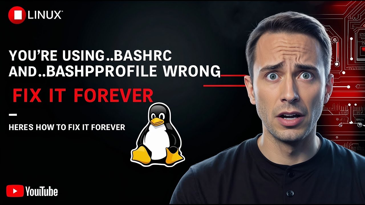 You're Using .bashrc and .bashprofile WRONG - Here's How to Fix It Forever